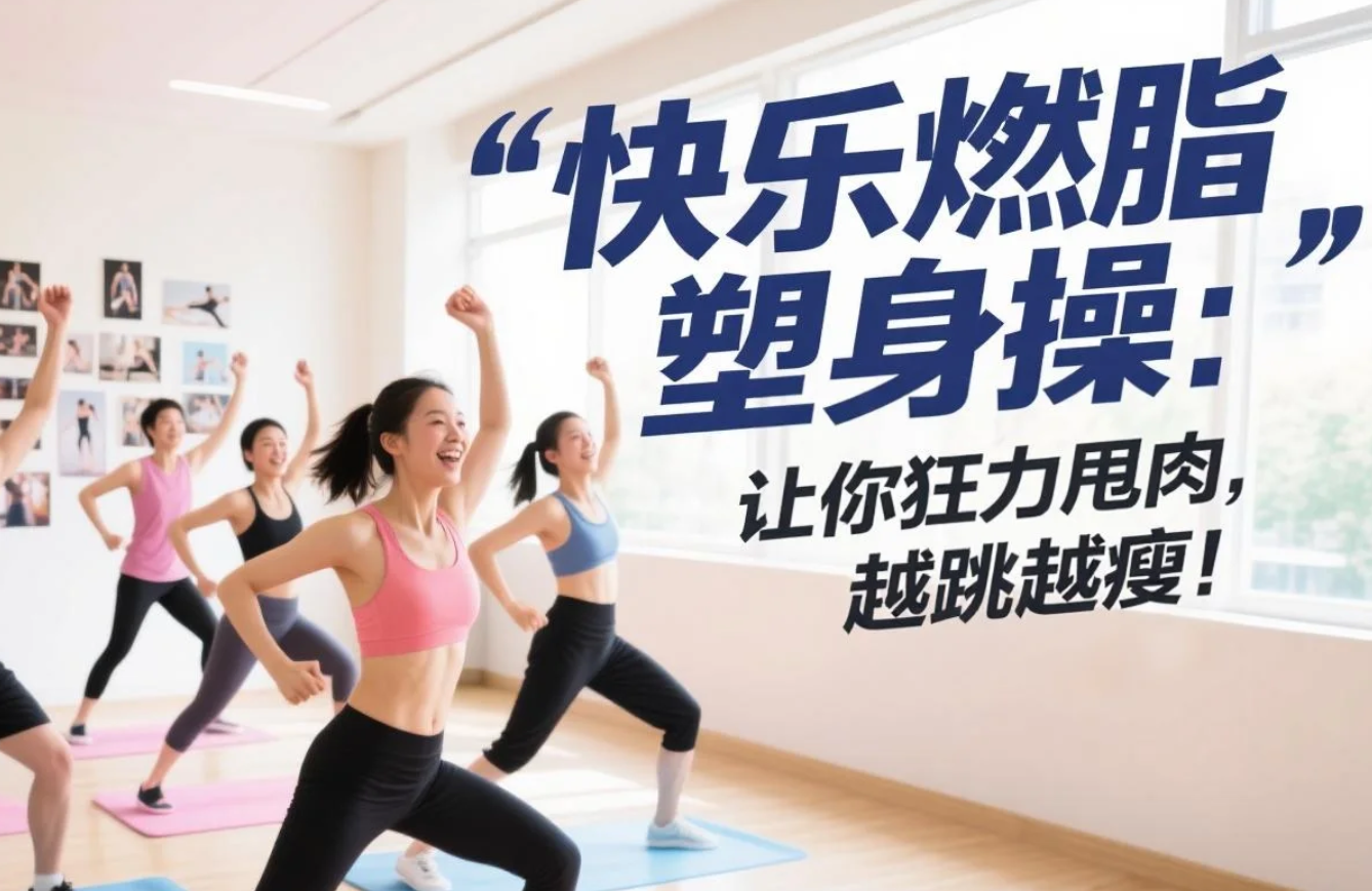 【课程】快乐燃脂塑身操：让你狂力甩肉，越跳越瘦！mp4 [2.8GB]